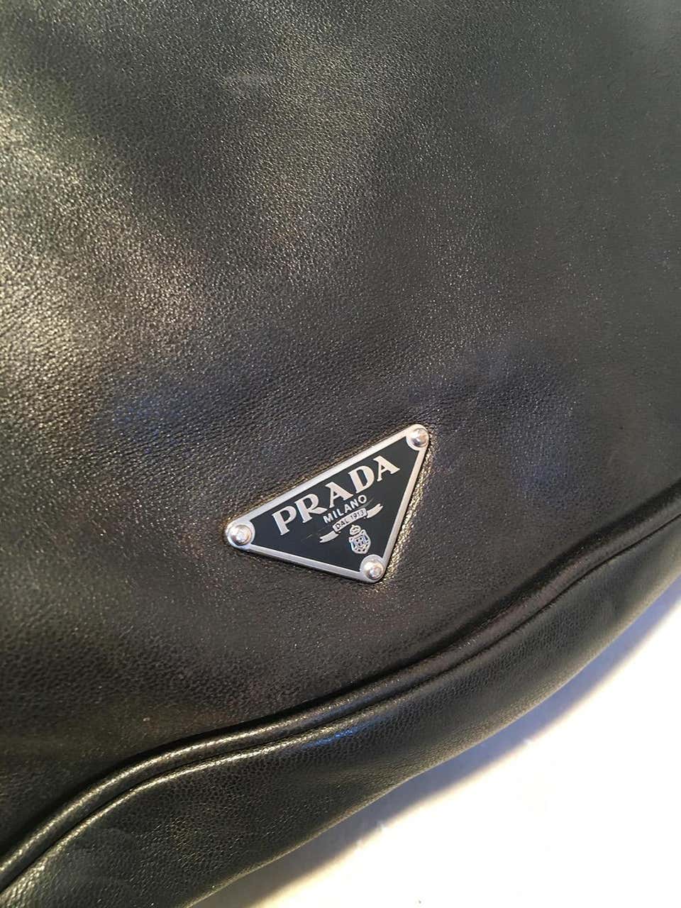 Prada Saffiano Leather Mini Bag, Black | Costco